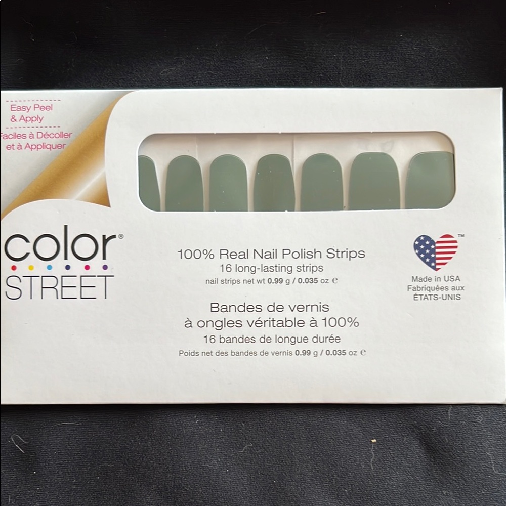 Color Street Green Nail Polish Strips